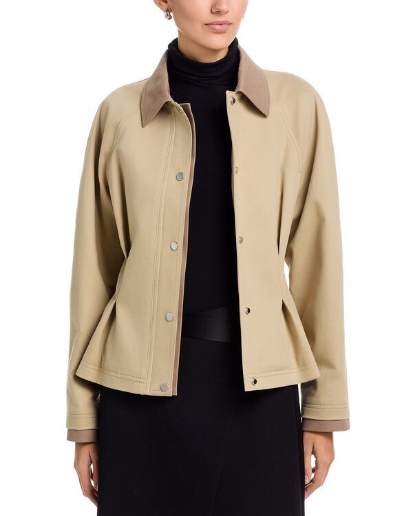 ボス レディース アウター ジャケット・ブルゾン BOSS Jilima Snap Front Jacket Pumice