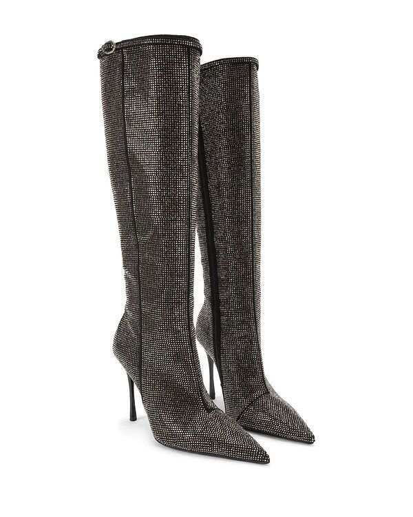 カートジェイガーロンドン レディース シューズ ブーツ・レインブーツ KURT GEIGER LONDON Womens Mayfair Pointed Boots Charcoal チャコール