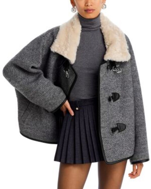 イロ レディース アウター コート IRO Kasson Coat Mixed Grey グレー