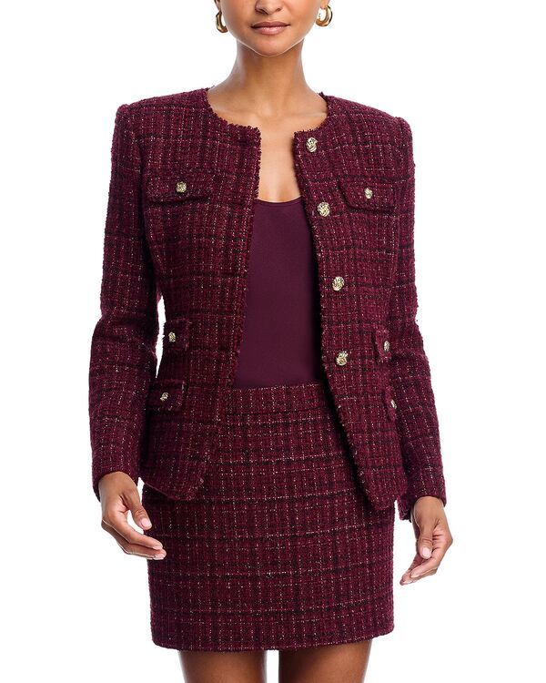 ジェネレーションラブ レディース アウター ジャケット・ブルゾン ツイード Generation Love Havana Tweed Jacket Malbec Multi マルチカラー
