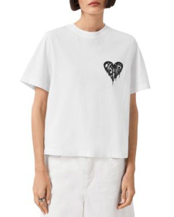 オールセインツ レディース トップス Tシャツ ALLSAINTS Trip Lisa Tee Optic White ホワイト