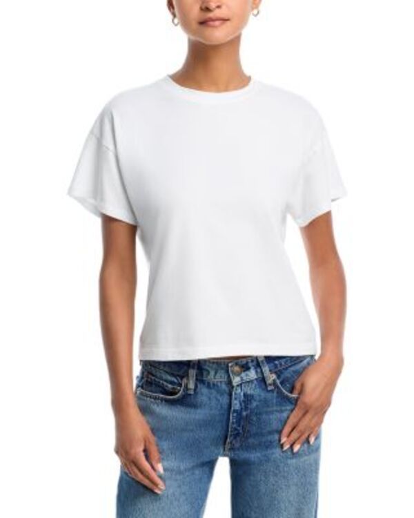 ラグアンドボーン レディース トップス Tシャツ ジャージー rag bone Kelly Boxy Jersey Tee White ホワイト
