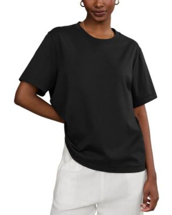 ジェニーケイン レディース トップス Tシャツ Jenni Kayne Crosby Tee Black ブラック
