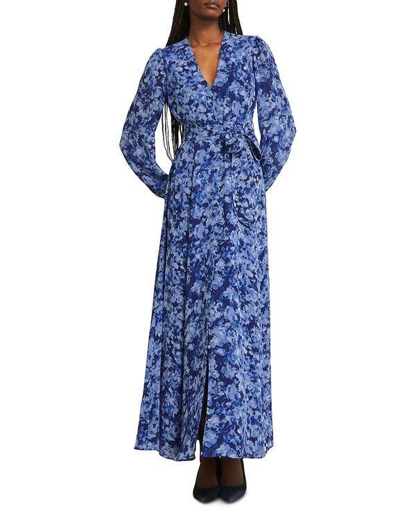 ホッブスロンドン レディース トップス ワンピース HOBBS LONDON Thea Dress Blue Multi ブルー