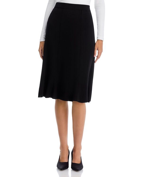 ミソック レディース ボトムスカート A ライン Misook Gored A Line Skirt Black ブラック
