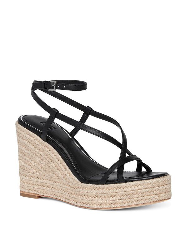 ペイジ レディース シューズ サンダル PAIGE Womens Marlowespadrille Wedge Sandals Black ブラック
