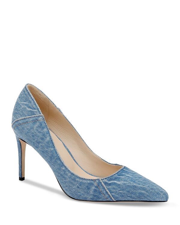 ラジャンス レディース シューズ パンプス ヒール LAGENCE Womens Maelle Pointed Toe Higheel Pumps Light Denim デニム