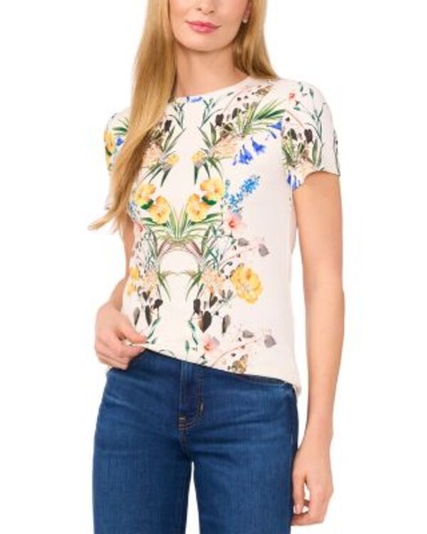 テッドベーカー レディース トップス Tシャツ フラワー柄 フラワー Ted Baker Allover Floral Tee Ultra White ホワイト