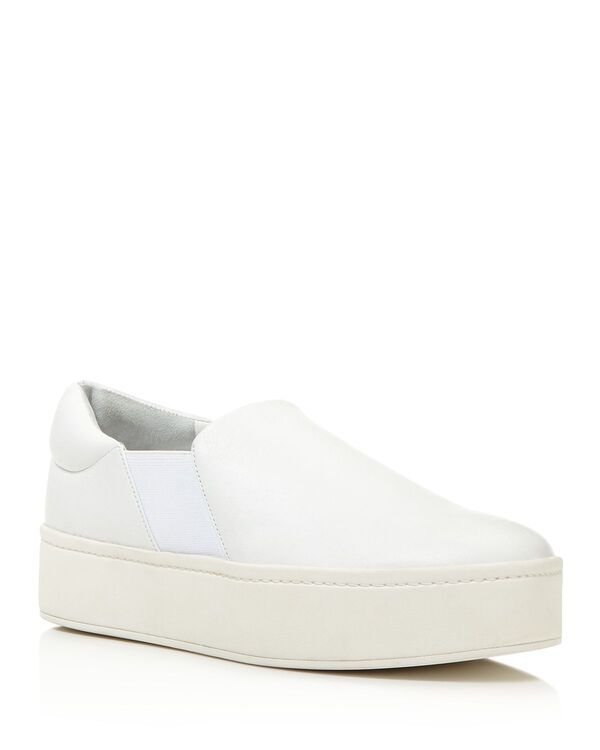ヴィンス レディース シューズ スリッポン・ローファー スニーカー Vince Womens Warren Slip On Loafer Sneakers Plaster Leather