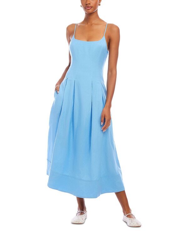 フィフティーントゥエンティ レディース トップス ワンピース ミディ Fifteen Twenty Jessa Midi Dress Lake