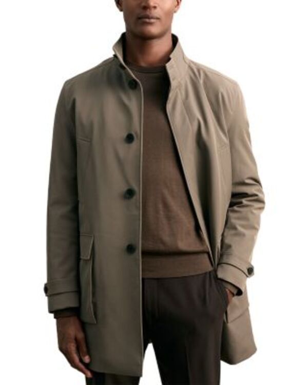 レイス メンズ アウター コート REISS Hybrid Overcoat with Removable Interior Mushroom Brown ブラウン