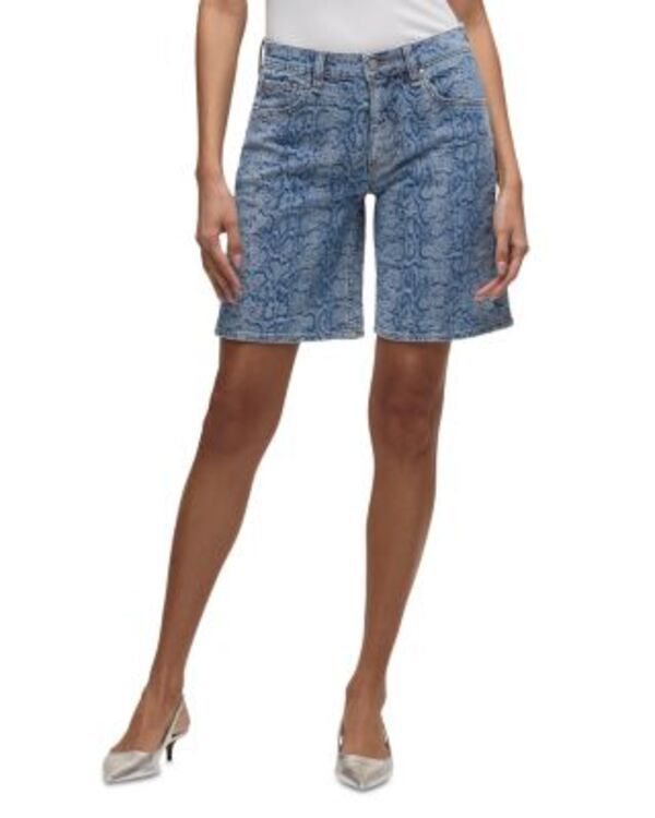 ハドソン レディース ボトムス ハーフパンツ・ショーツ ローライズ プリント ショートパンツ Hudson Printed London Low Rise Long Shorts Venom
