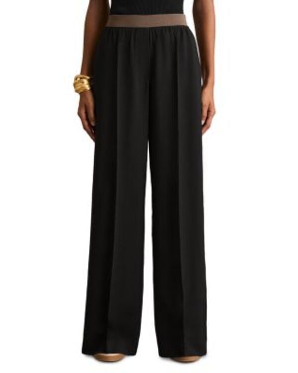 レイス レディース ボトムス カジュアルパンツ ワイドレッグ プチ REISS Petite Wilde Wide Leg Pants Black ブラック