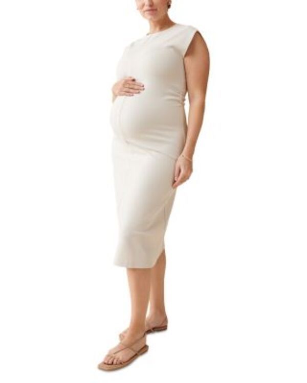 イングリッドイザベル レディース トップス ワンピース A ライン ギャザー ニット マタニティ Ingrid Isabel Maternity Ruched A Line Knit Dresstone ストーン 23,944円