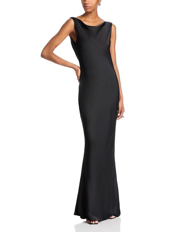 ノーマカマリ レディース トップス ワンピース ドレープ ノースリーブ Norma Kamali Sleeveless Low Back Draped Gown Black ブラック 68,640円