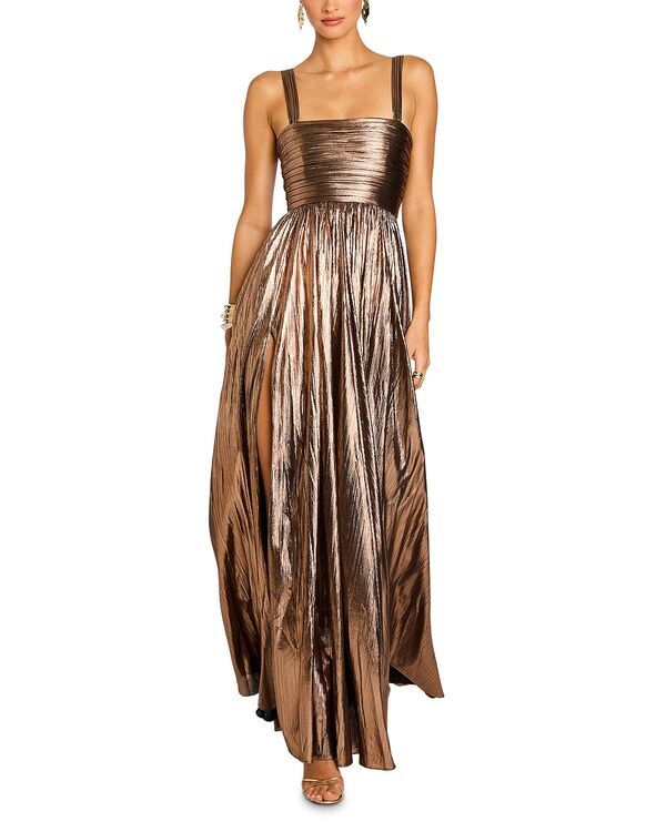 レトロフェット レディース トップス ワンピース トール Retrofete Iris Metallic Dress Metallic Bronze メタリック