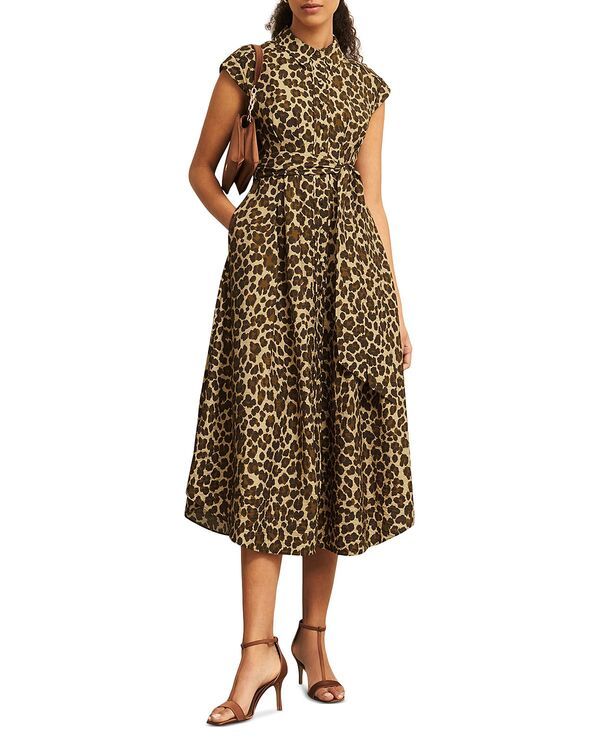 ホッブスロンドン レディース トップス ワンピース HOBBS LONDON Hurst Dress Brown Multi ブラウン
