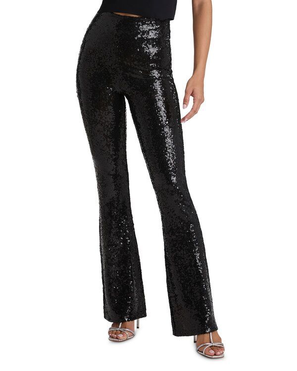 コマンドー レディース ボトムス レギンスパンコール Commando Sequin Flare Leggings Black ブラック