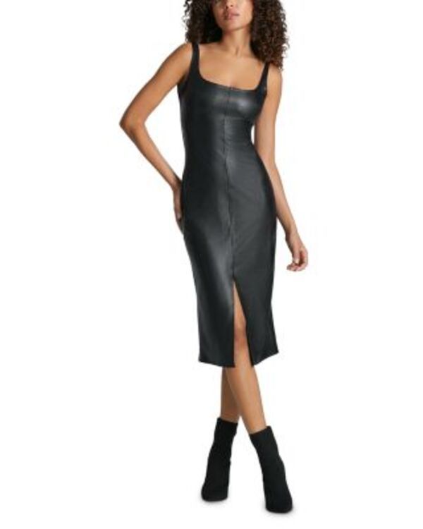 コマンドー レディース トップス タンクトップ ミディ レザー フェイクレザー Commando Faux Leather Midi Tank Dress Black ブラック