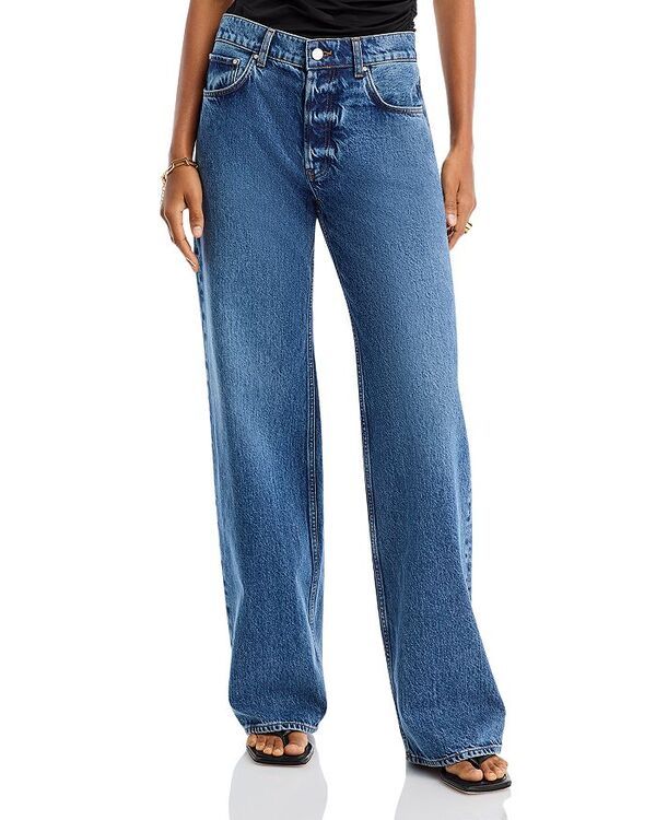 アニービン レディース ボトムス デニムパンツ ジーンズ Anine Bing Hugh High Rise Jeans in Dark Indigo Dark Indigo インディゴ