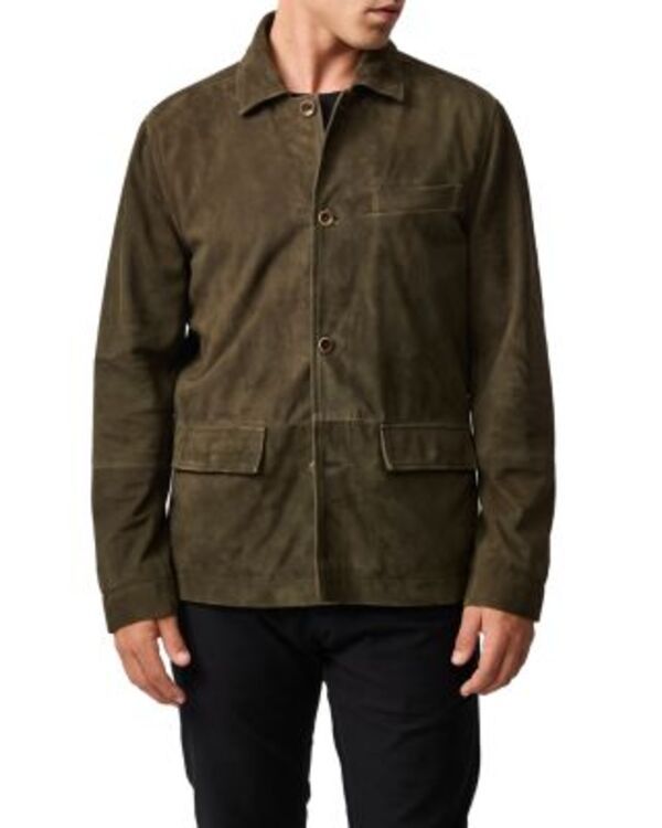 ロッドアンドグン メンズ アウター ジャケット・ブルゾン レザー Rodd Gunn Somerset Leather Jacket Olive オリーブ