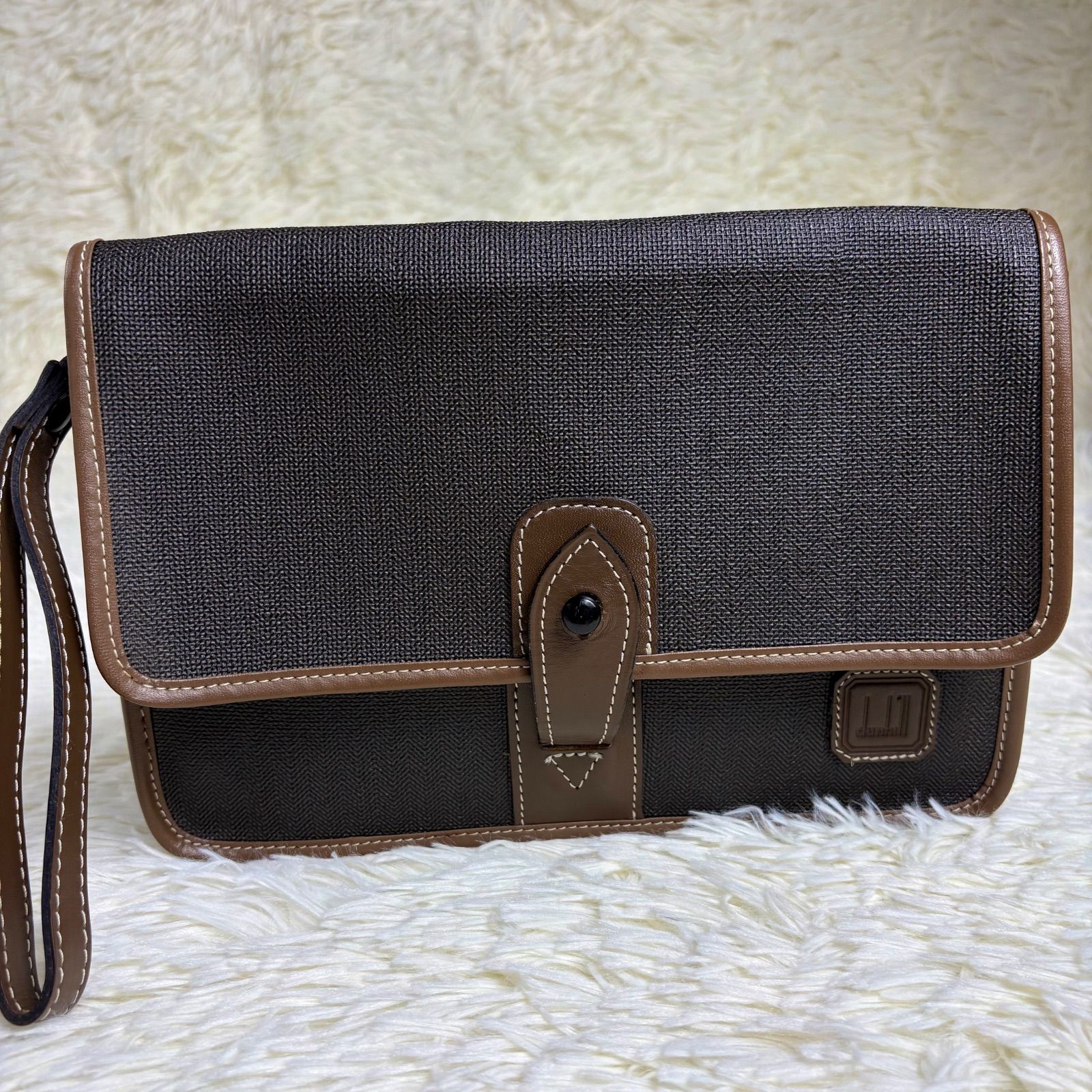 極美品】dunhill ダンヒル セカンドバッグ クラッチバッグ