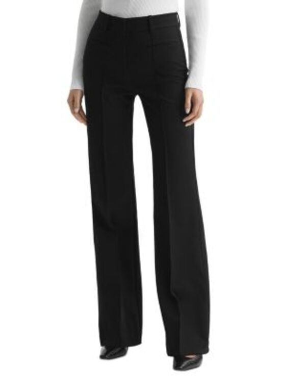 レイス レディース ボトムス カジュアルパンツ フレア REISS Claude Flare Leg Pants Black ブラック
