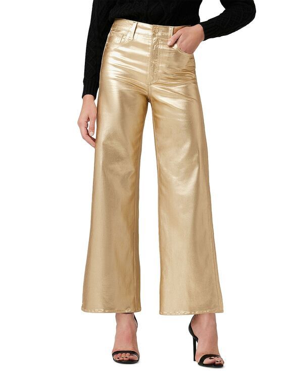 ジョーズジーンズ レディース ボトムス デニムパンツ ワイドレッグ Joes Jeans Joes Jeans The Mia High Rise Wide Leg Jeans Foil Gold Foil ゴールド