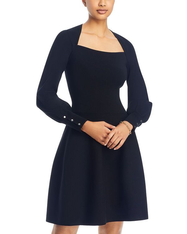 ボス レディース トップス ワンピース BOSS Fakunda Scoop Neck Dress Black ブラック