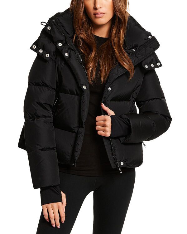 サム レディース アウター コート SAM Jordy Hooded Puffer Coat Black ブラック