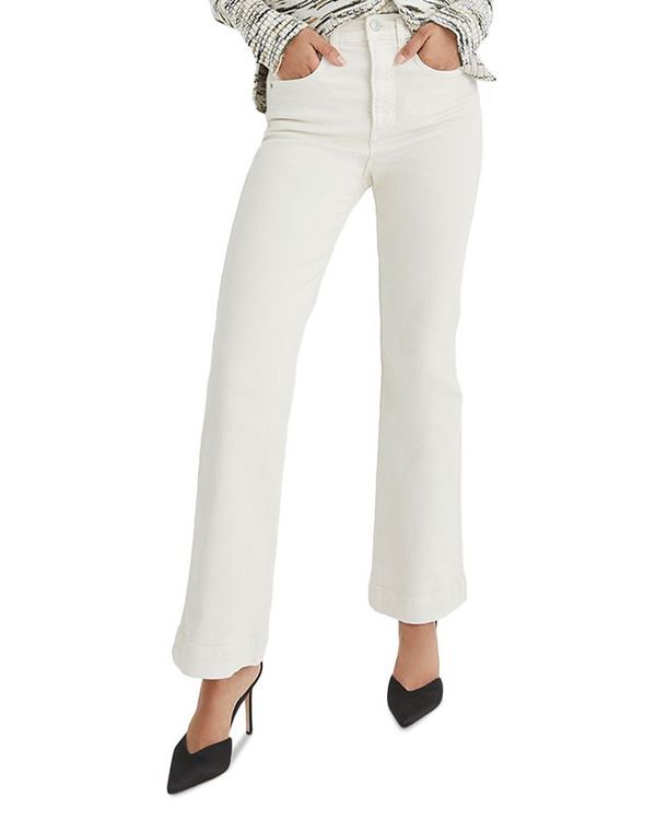 ヴェロニカ ベアード レディース ボトムス デニムパンツ アンクル ジーンズ Veronica Beard Carson High Rise Ankle Flare Jeans in Ecru Ecru エクリュ