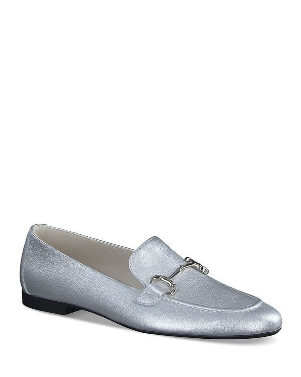 ポール・グリーン レディース シューズ スリッポン・ローファー Paul Green Womens Daphne Apron Toe Loafers Platino Metallic Nappa メタリック