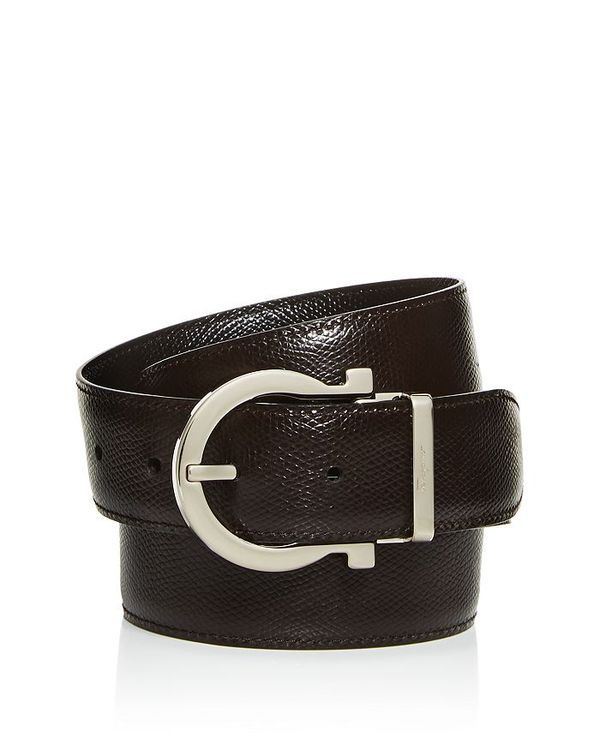 サルヴァトーレ フェラガモ メンズ アクセサリー ベルト レザー Salvatore Ferragamo Mens Reversible Leather Belt BlackBrown ブラック