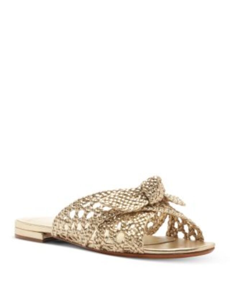 アレクサンドラバードマン レディース シューズ サンダル レザー Alexandre Birman Womens Belinda Leather Flat Sandals Golden