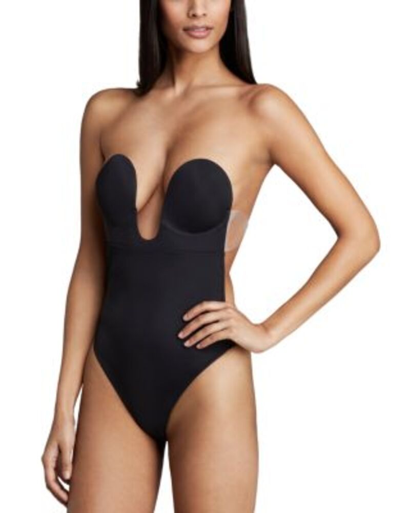 ファッションフォーム レディース トップス シャツ 背中開き ストラップレス ボディースーツ Fashion Forms U Plunge Backlesstrapless Bodysuit Black ブラック