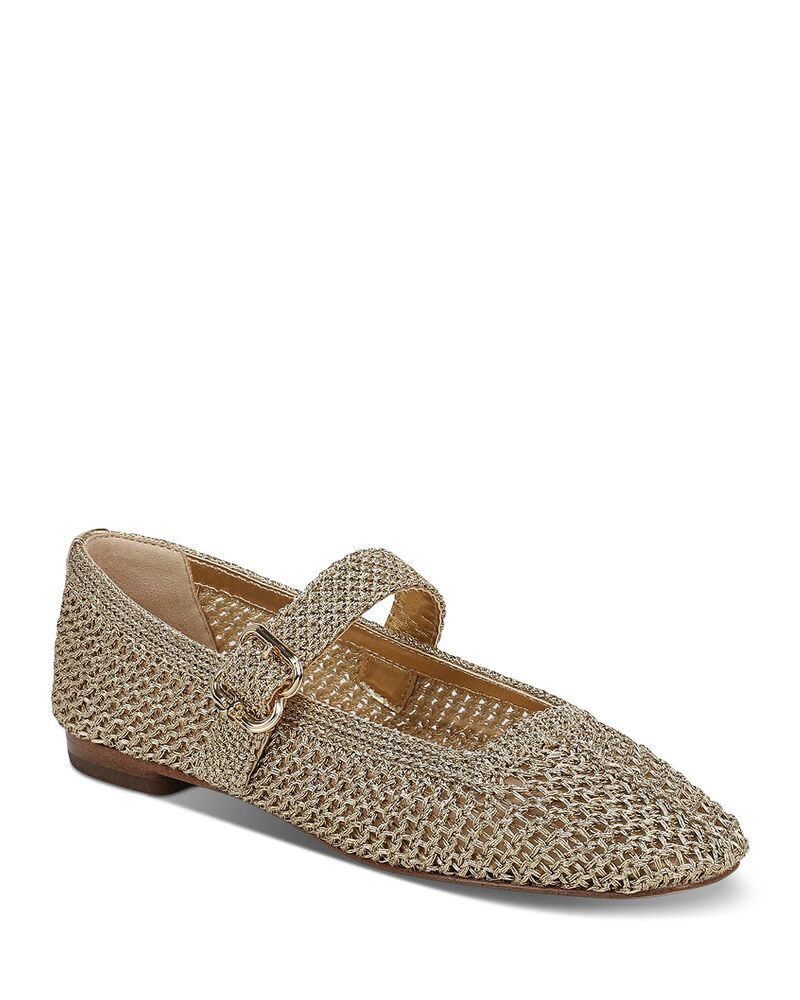サムエデルマン レディース シューズ パンプス ニット Sam Edelman Womens Michaela Knit Flats Amber Gold アンバー