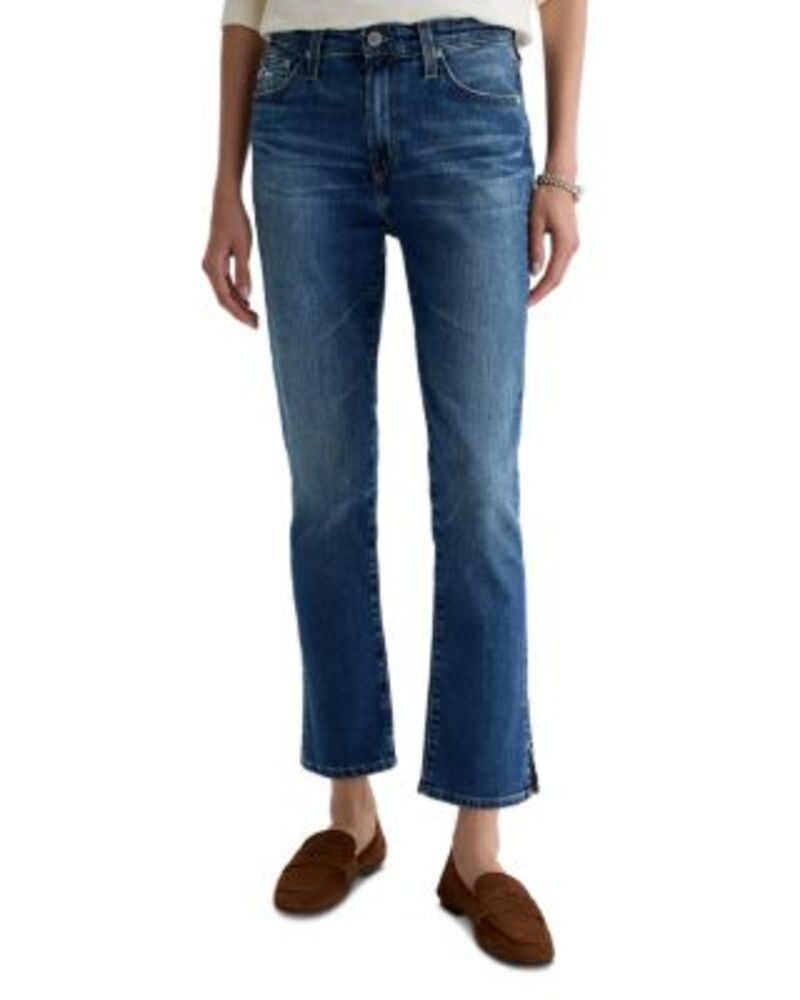 エージー レディース ボトムス デニムパンツ ジーンズ Mari Mid Rise Slim Straight Crop Jeans in 15 Years Prague 15 Years Prague