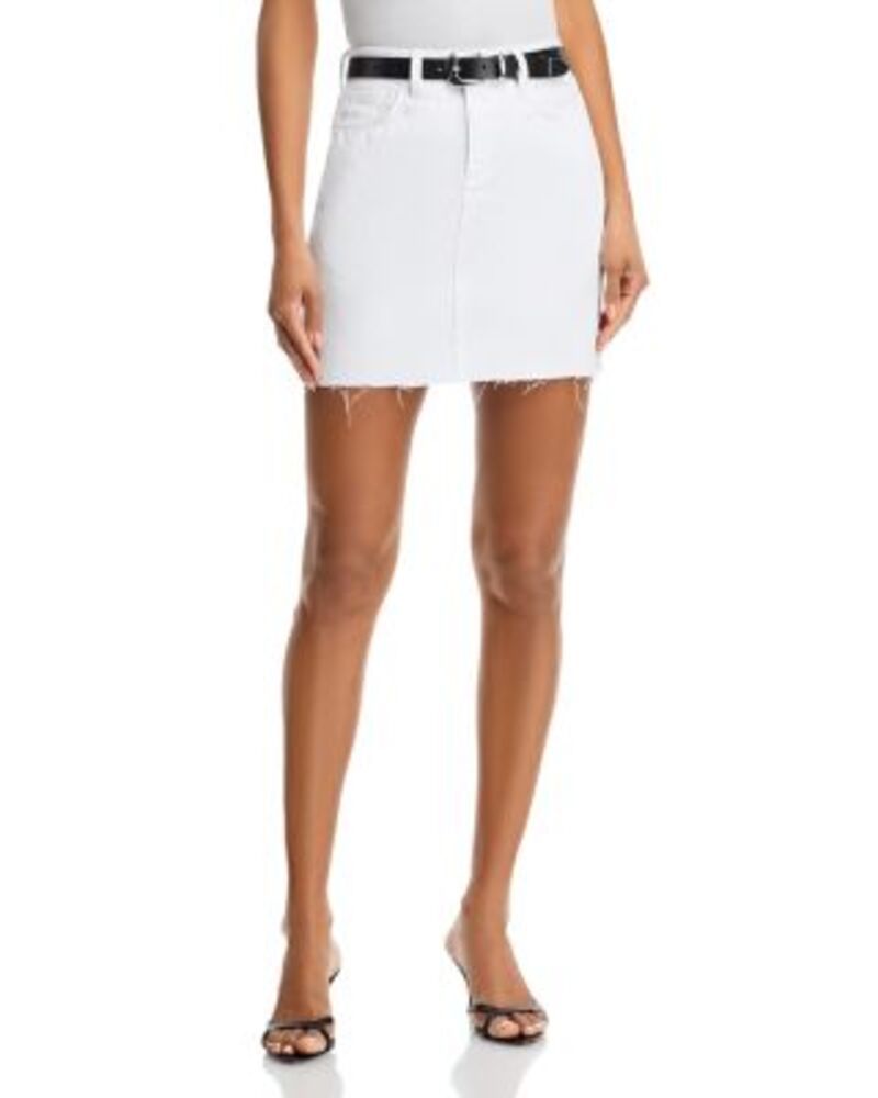 ラジャンス レディース ボトムスカート ミニ LAGENCE Jolene Mini Skirt Blanc