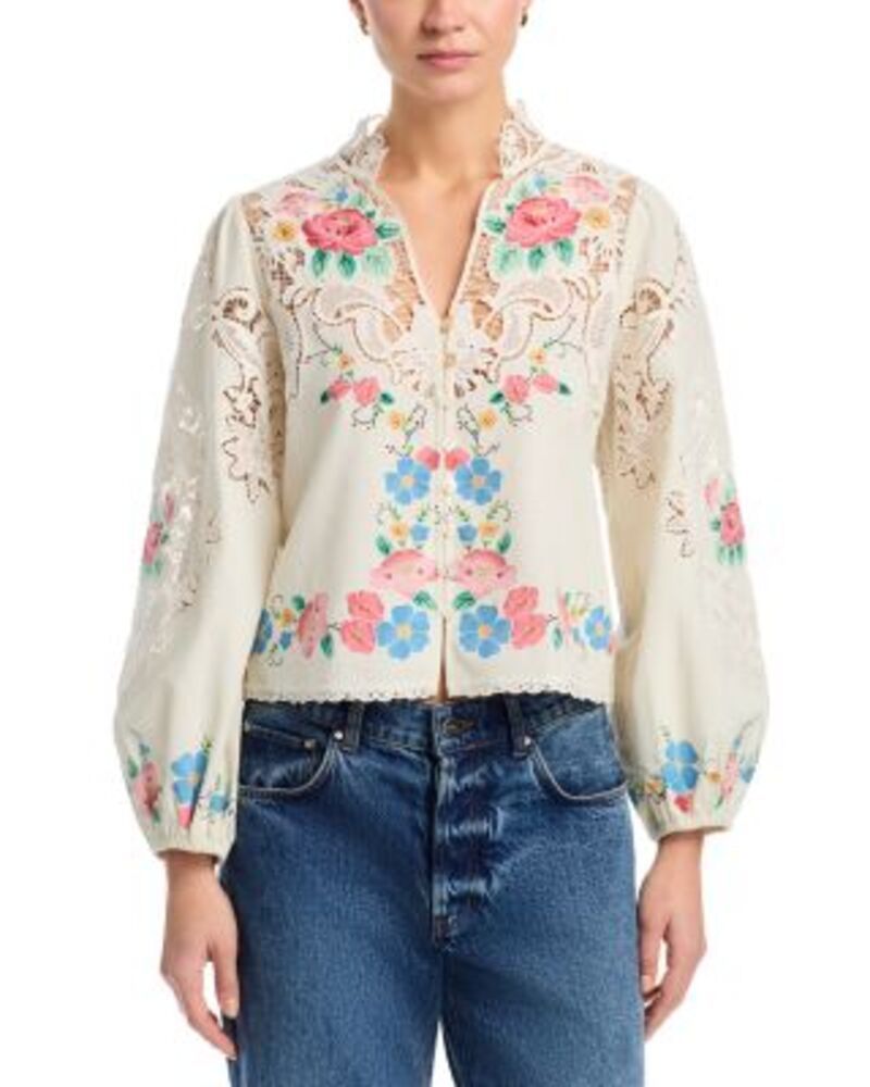 シー レディース トップス シャツ ブラウス Seastrid Emb Long Sleeve Blouse Multi マルチカラー