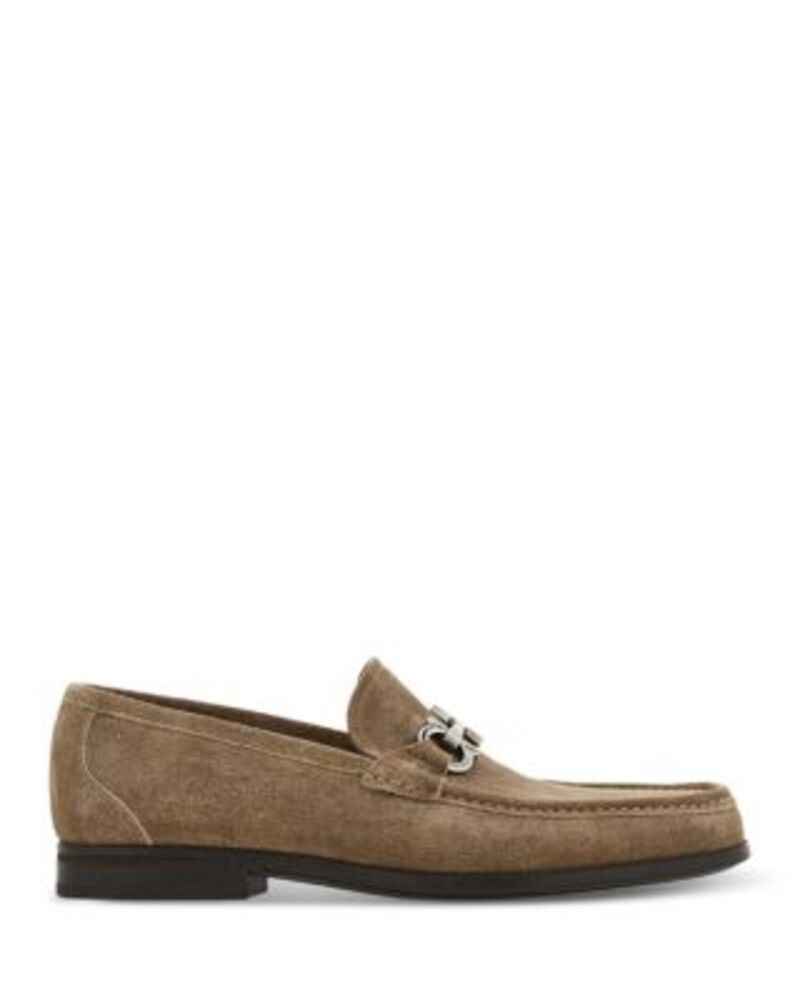 フェラガモ メンズ シューズ スリッポン・ローファー スエード FERRAGAMO Mensuede Loafersafari