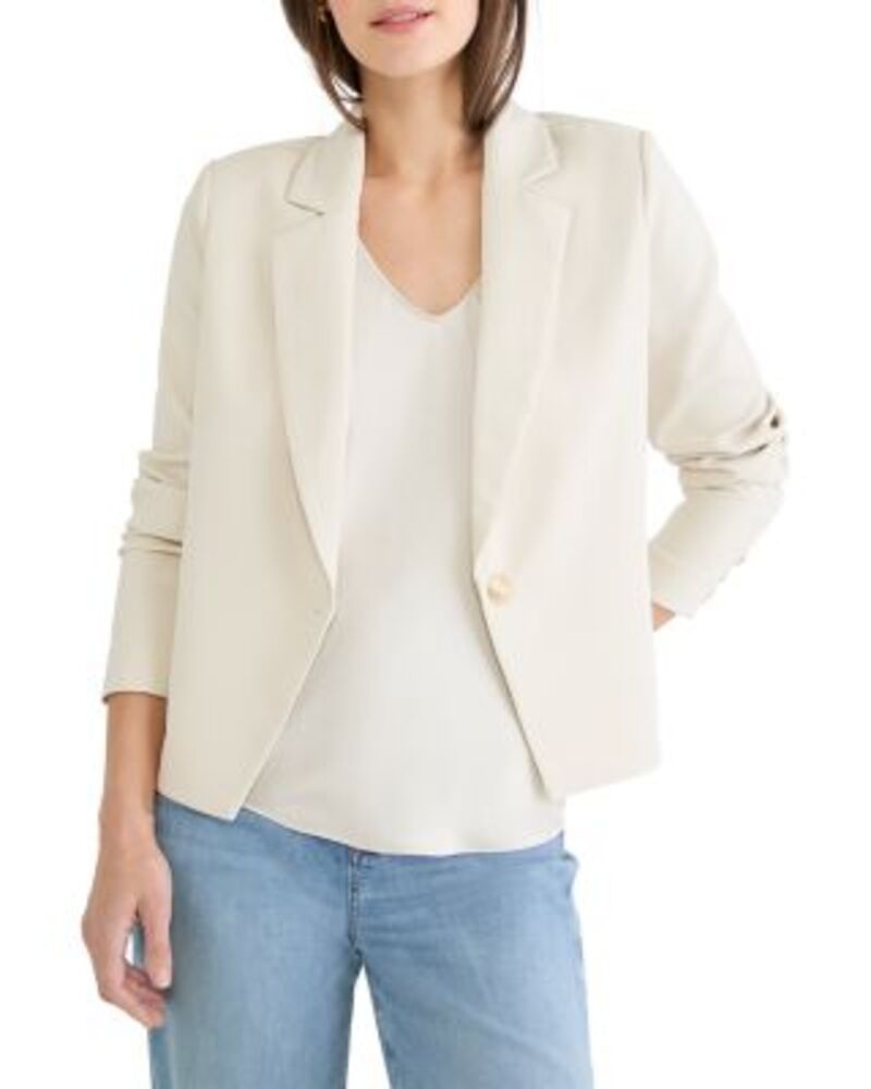 ニックプラスゾーイ レディース アウター ジャケット・ブルゾン ブレザー NICZOE Sleek Stretch Anywhere Blazer Coconut