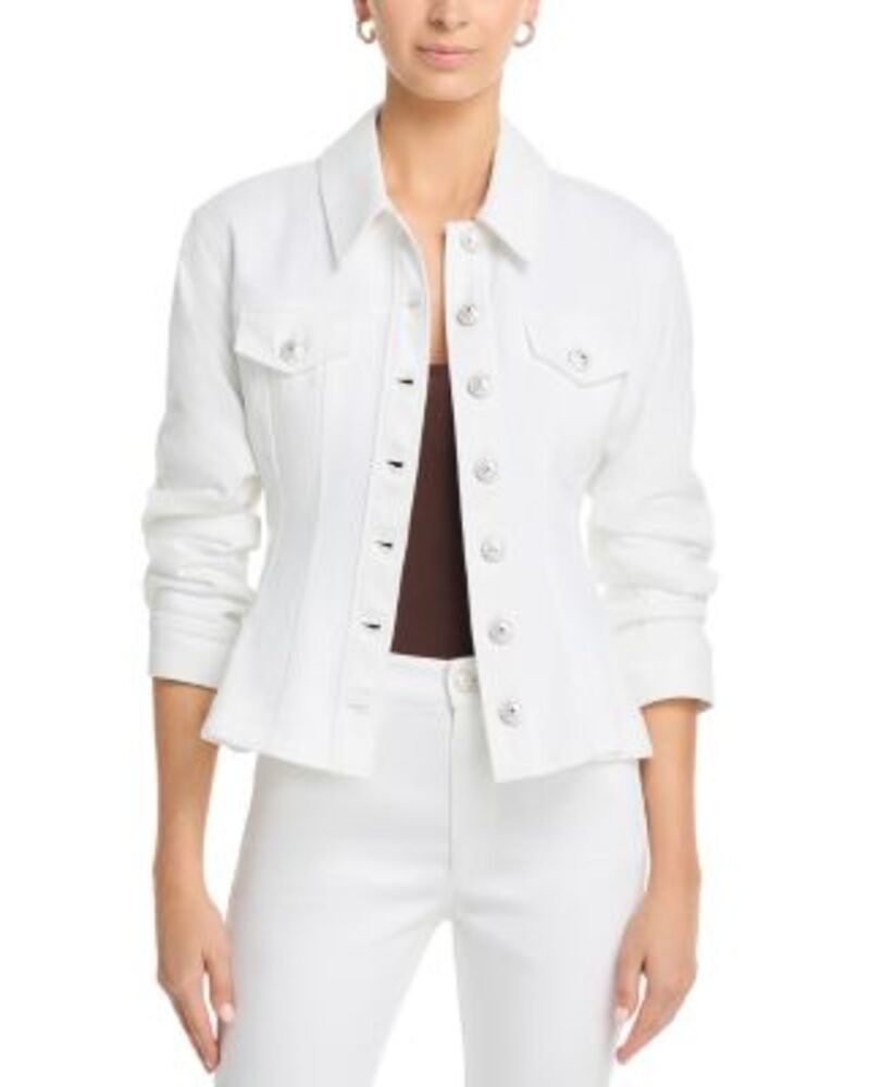 サンク セプト レディース アウター ジャケット・ブルゾン Cinq Sept Gina Jacket White ホワイト