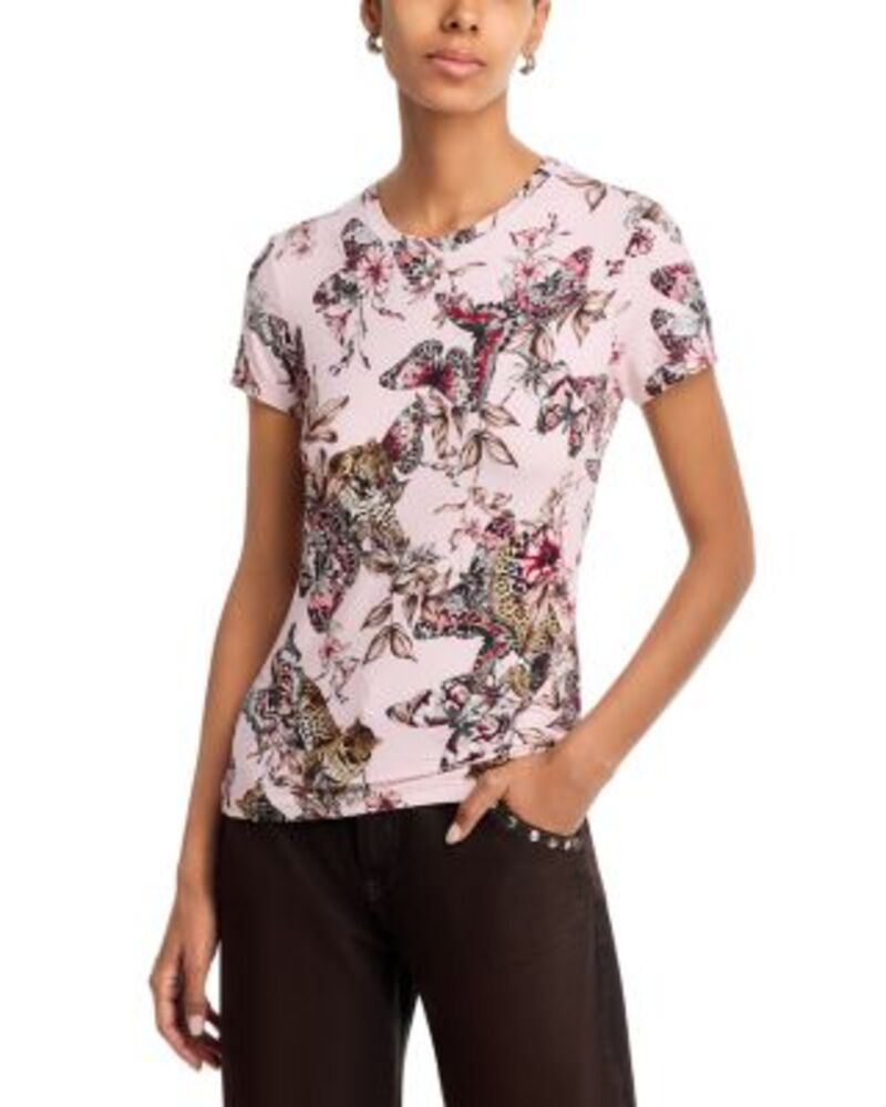 ラジャンス レディース トップス Tシャツ クルーネック LAGENCE Ressi Crewneck Tee Nectar Butterfly Jungle