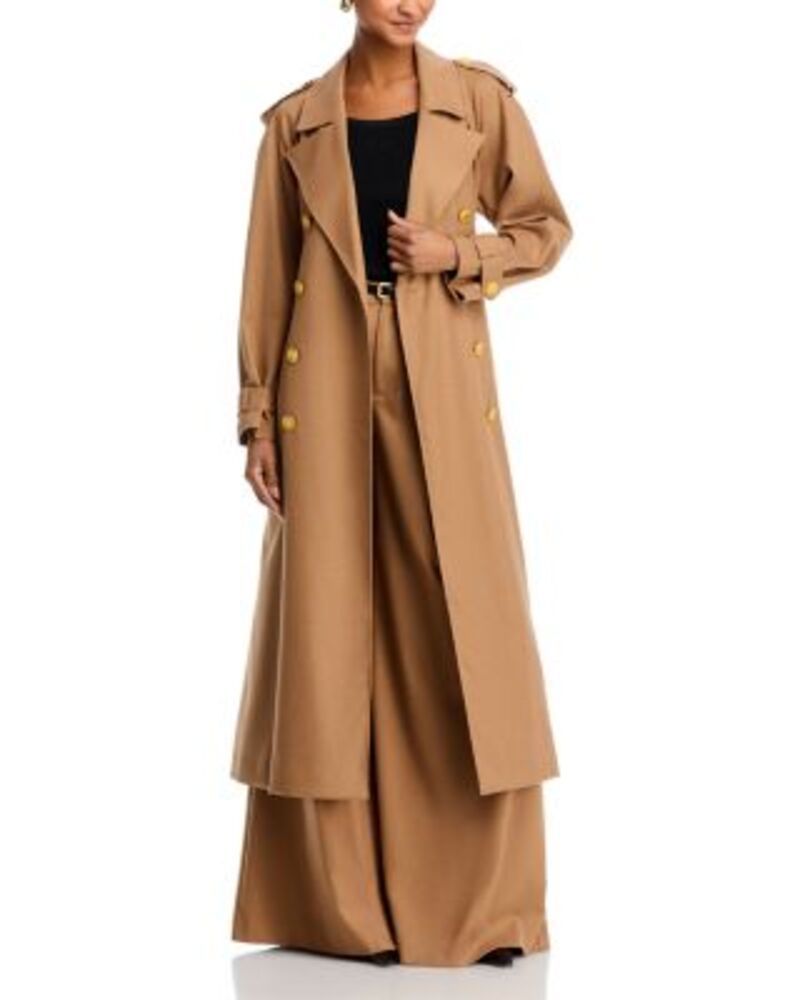 ラジャンス レディース アウター コート LAGENCE Brinley Oversized Trench Coat Dark Macchiato