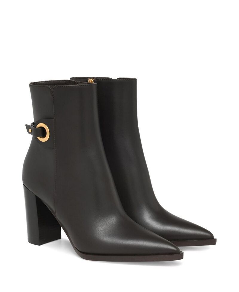 ジャンヴィト ロッシ レディース シューズ ブーツ・レインブーツ Gianvito Rossi Womens Granada Booties Brown Leather ブラウン