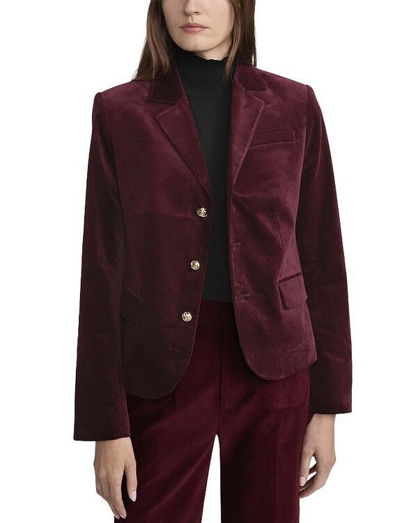フレーム レディース アウター ジャケット・ブルゾン ベルベット ブレザー FRAME The Velvet Smart Blazer Cabernet