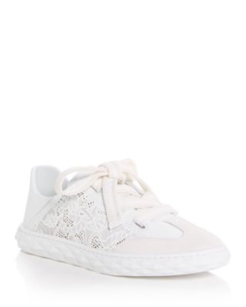 ジミーチュー レディース シューズ スニーカー Jimmy Choo Womens Diamond Light Flex F Sneakers V White ホワイト