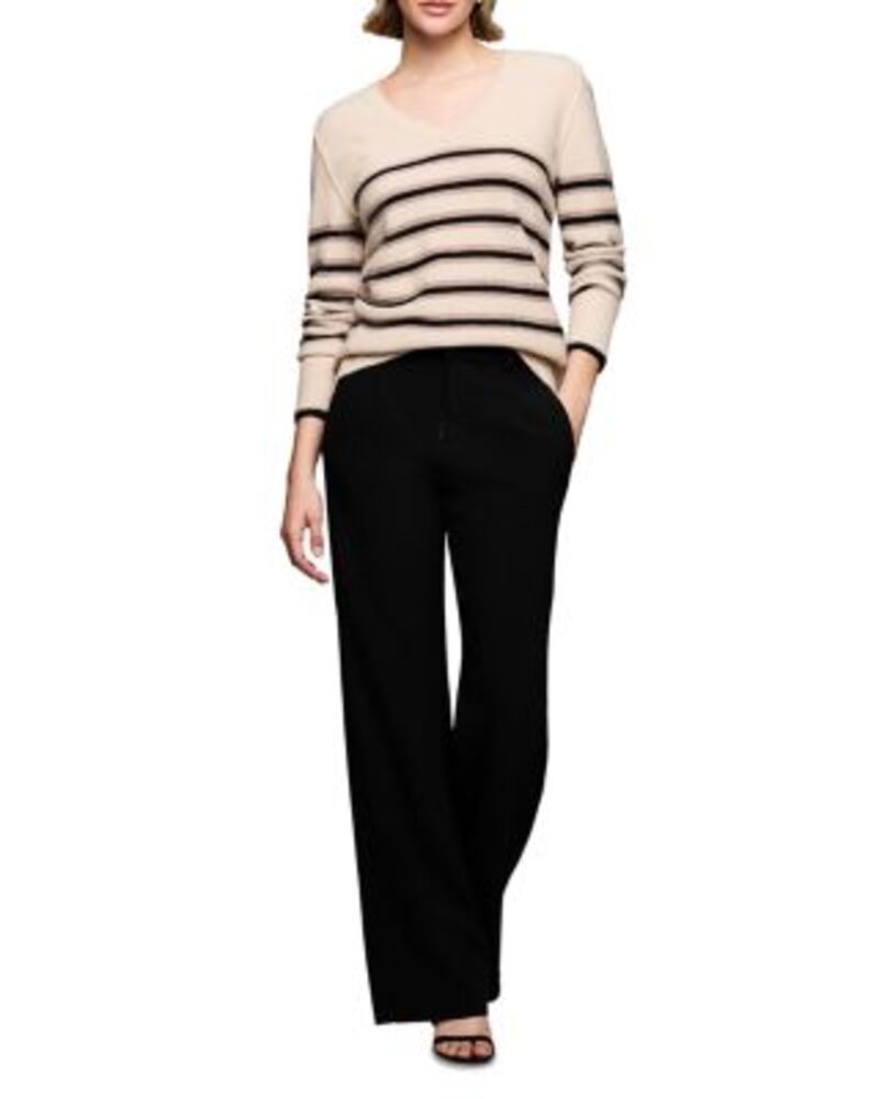 ニックプラスゾーイ レディース アウター ニット・セーター Vネック NICZOE Sparkle Stripe VNeck Sweater Neutral Multi マルチカラー
