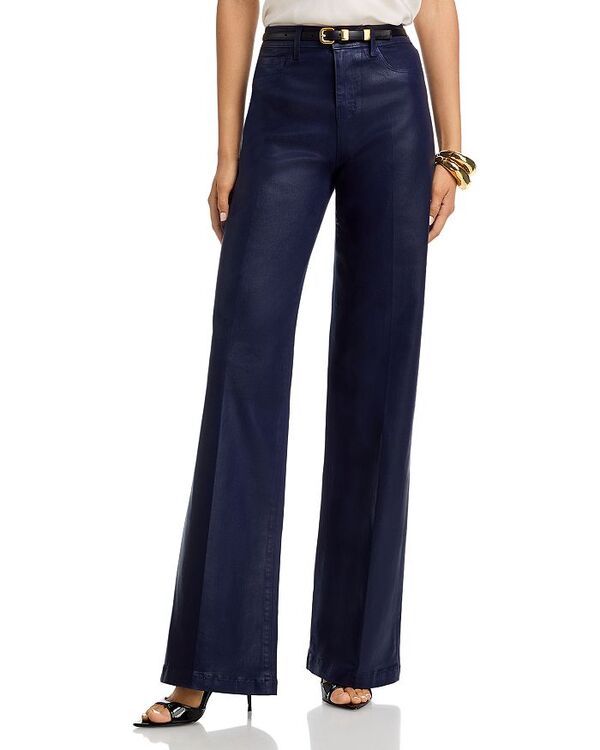 ラジャンス レディース ボトムス デニムパンツ ワイドレッグ ジーンズ LAGENCE Clayton High Rise Wide Leg Jeans in Deep Midnight Deep Midnight