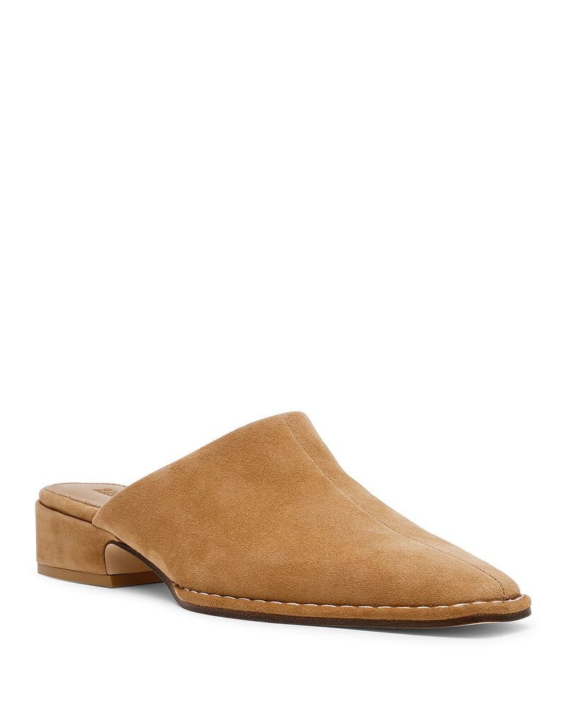 スティーブ マデン レディース シューズ パンプス STEVE MADDEN Womens Dessa Mule Pumps Tan Suede タン